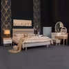 تخت خواب دو نفره مدل 212 سایز 200x160 سانتی متر