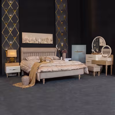 تخت خواب دو نفره مدل 212 سایز 200x160 سانتی متر