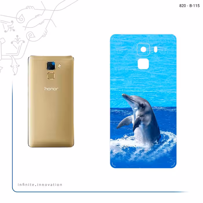برچسب پوششی ماهوت مدل Dolphin مناسب برای گوشی موبایل آنر 7