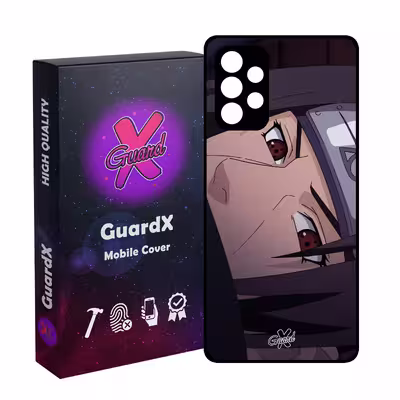 کاور گارد ایکس طرح Itachi Anime مدل Glass10475 مناسب برای گوشی موبایل سامسونگGalaxy   A32 4G