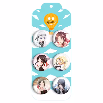 پیکسل خندالو مدل  انیمه کاگویا ساما کد 837B مجموعه 6 عددی