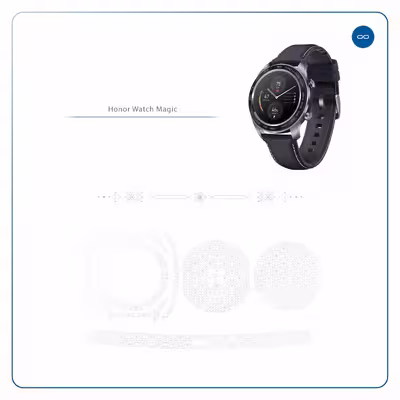 برچسب ماهوت طرح Gloss Transparent مناسب برای ساعت هوشمند آنر watch magic