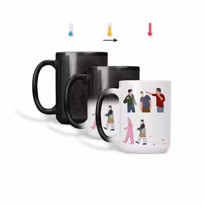 ماگ حرارتی طرح اسم یگانه مدل فرندز Friends