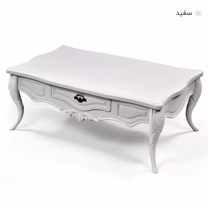 میز پذیرایی میز چوب مدل پیچک مجموعه 4 عددی