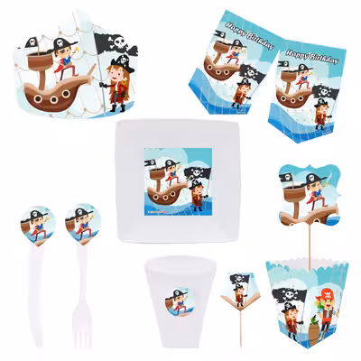  مجموعه 72 عددی تم تولد طرح دزدان دریایی