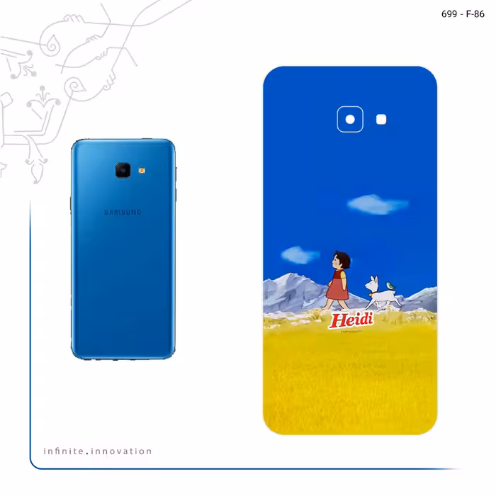 برچسب پوششی ماهوت مدل Heidi Girl of the Alps مناسب برای گوشی موبایل سامسونگ Galaxy J4 Core