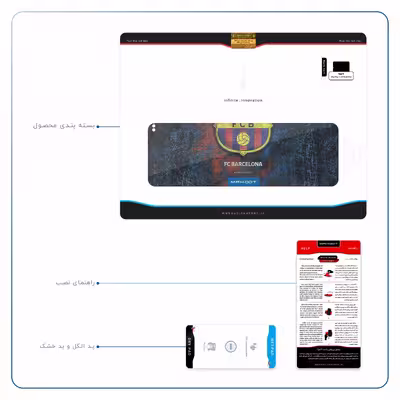 برچسب پوششی ماهوت مدل BARCELONA-2 مناسب برای تبلت اپل iPad Pro 11 2018 A1934
