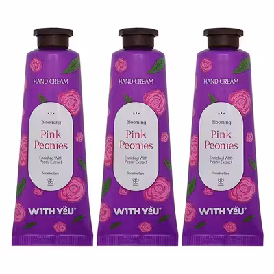 کرم مرطوب کننده ویت یو مدل Pink Peonies حجم 50 میلی لیتر مجموعه 3 عددی