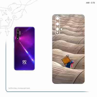 برچسب پوششی ماهوت مدل Strawberry Greenhouses مناسب برای گوشی موبایل هوآوی Nova 5T