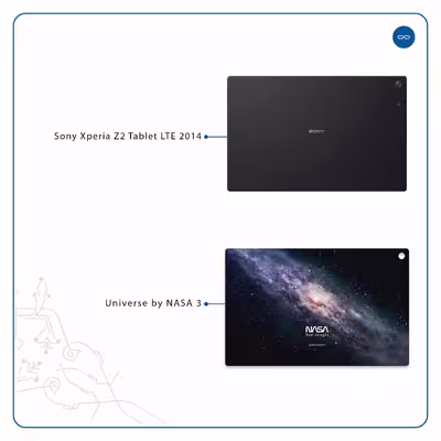 برچسب پوششی ماهوت مدل Universe-by-NASA-3 مناسب برای تبلت سونی Xperia Z2 Tablet LTE 2014