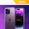 کاور اسپریگ مدل Full-Clear مناسب برای گوشی موبایل اپل iPhone 14 Pro به همراه محافظ صفحه نمایش