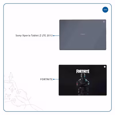 برچسب پوششی ماهوت مدل Fortnite-Game مناسب برای تبلت سونی Xperia Tablet Z LTE 2013