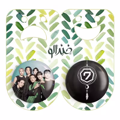 پیکسل خندالو مدل گروه گات سون GOT7 کد 2101821028 مجموعه 2 عددی