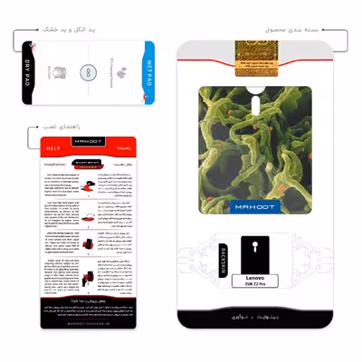 برچسب پوششی ماهوت مدل Atom Universe 2 مناسب برای گوشی موبایل لنوو ZUK Z2 Pro