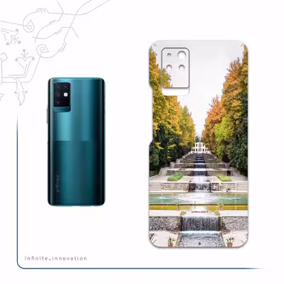 برچسب پوششی ماهوت مدل SHAHZADEH-Garden مناسب برای گوشی موبایل اینفینیکس Note 10