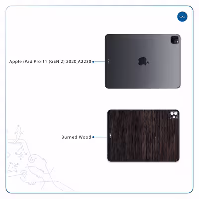 برچسب پوششی ماهوت مدل Burned Wood مناسب برای تبلت اپل iPad Pro 11 (GEN 2) 2020 A2230