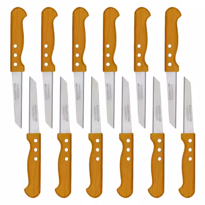 چاقو میوه خوری رومانتیک هوم کد F2010-W بسته 12 عددی