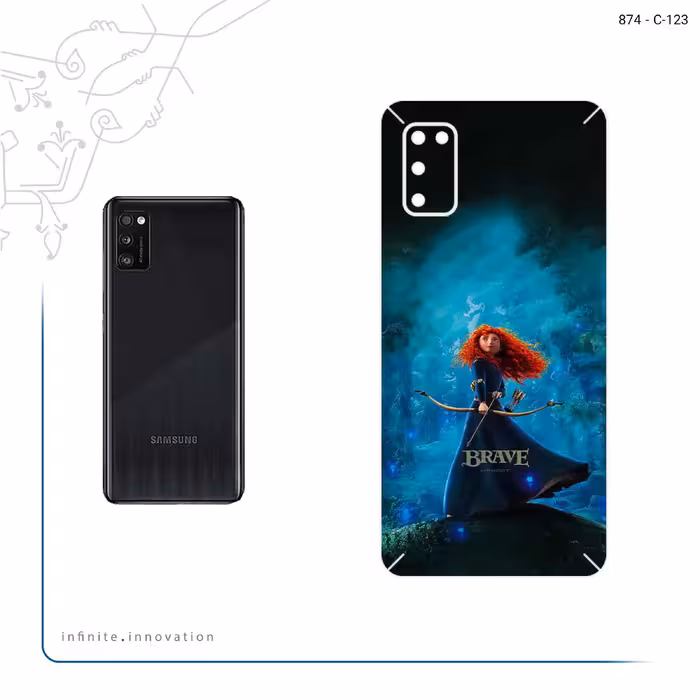 برچسب پوششی ماهوت مدل Brave مناسب برای گوشی موبایل سامسونگ Galaxy A41