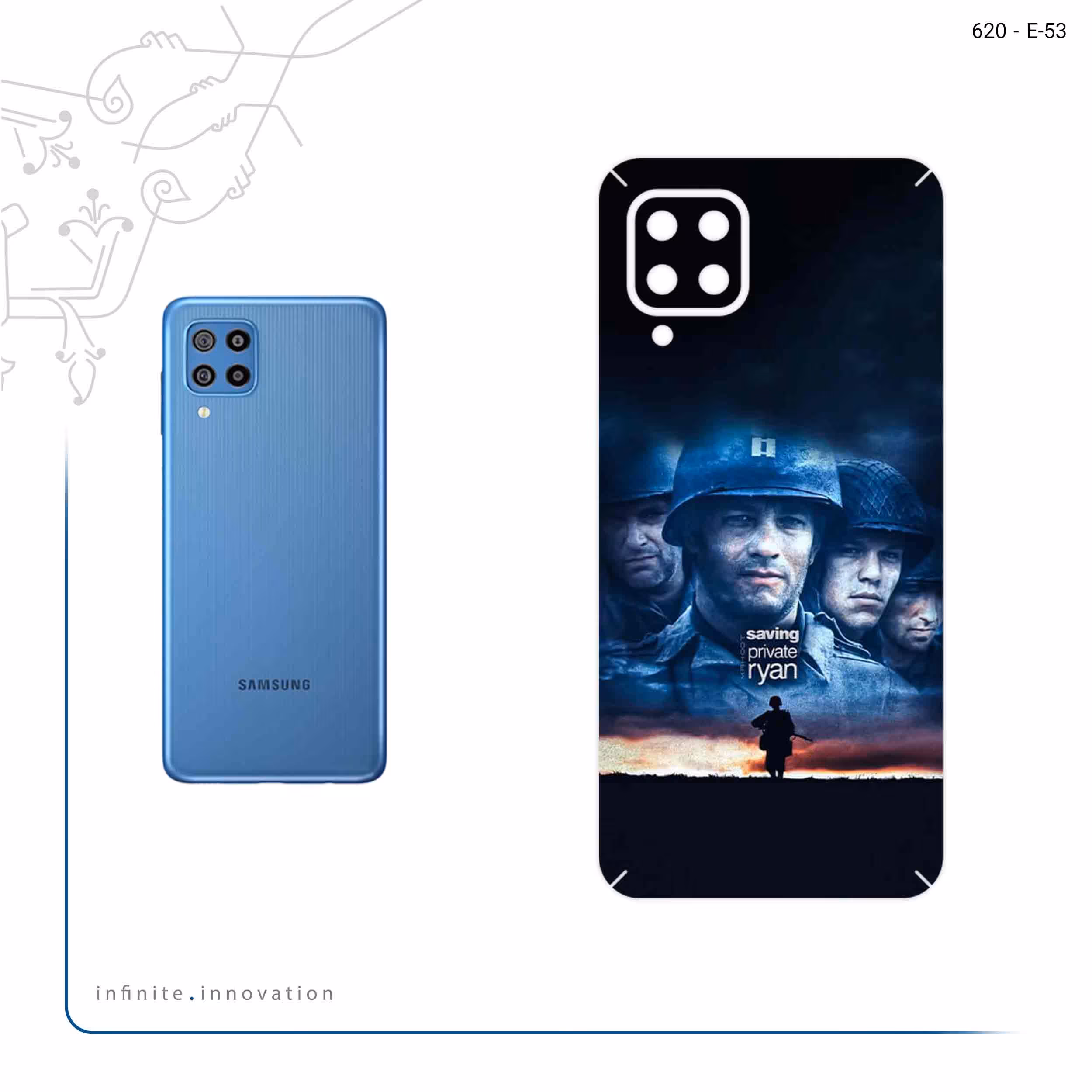 برچسب پوششی ماهوت مدل Saving Private Ryan مناسب برای گوشی موبایل سامسونگ Galaxy F22