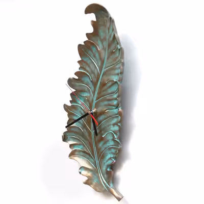 ساعت دیواری مدل برگ استوایی