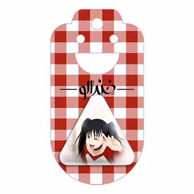 پیکسل خندالو طرح ناناکا انیمه جوجوتسو کایزن مدل مثلثی کد 11066