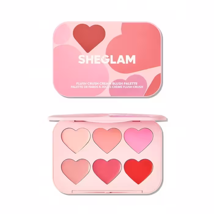 پالت رژگونه کرمی شیگلم مدل FLUSH CRUSH