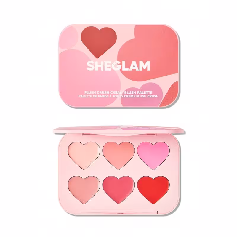 پالت رژگونه کرمی شیگلم مدل FLUSH CRUSH