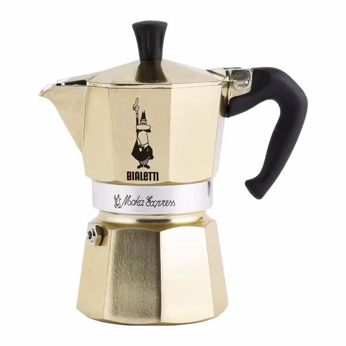 موکاپات اکسپرس کلاسیک طلایی 3 کاپ بیالتی Bialetti کد 5173