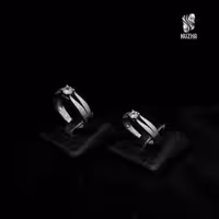 حلقه ست نقره زنانه ومردانه کدhs1023