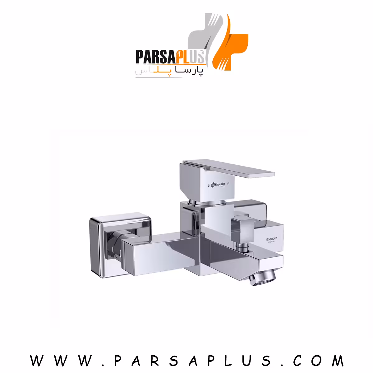 شیر حمام شودر مدل شارپ کروم