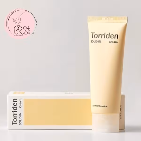 خرید کرم مرطوب‌کننده و آبرسان Torriden Solid-In Ceramide | تقویت سد پوستی