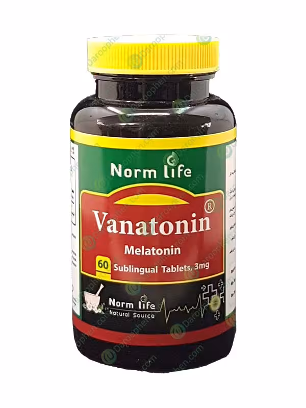قرص زیر زبانی واناتونین ملاتونین 3 میلی گرم نورم لایف – Norm Life Melatonin Vanatonin