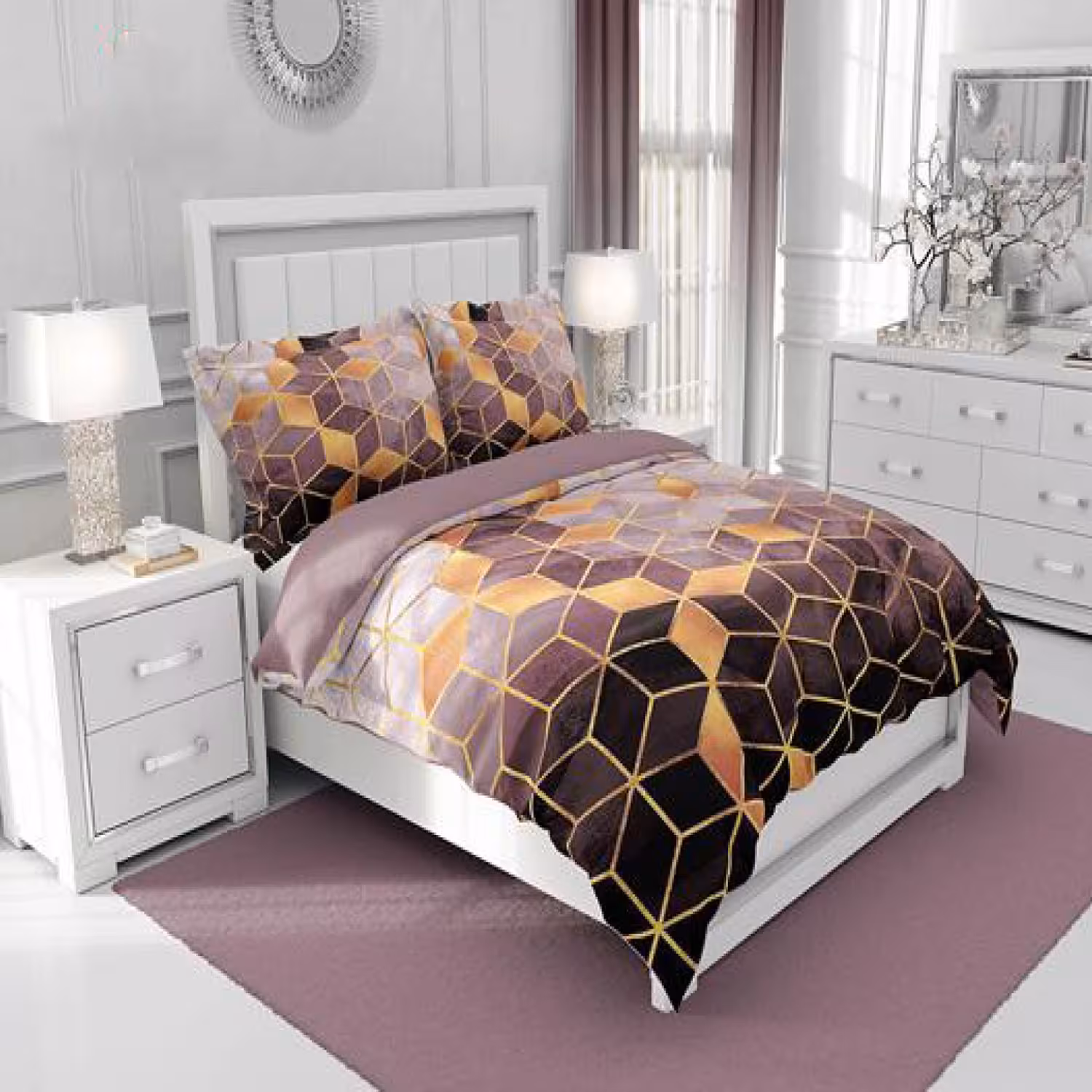 سرویس روتختی سه‌بعدی چیداری مدل 1073