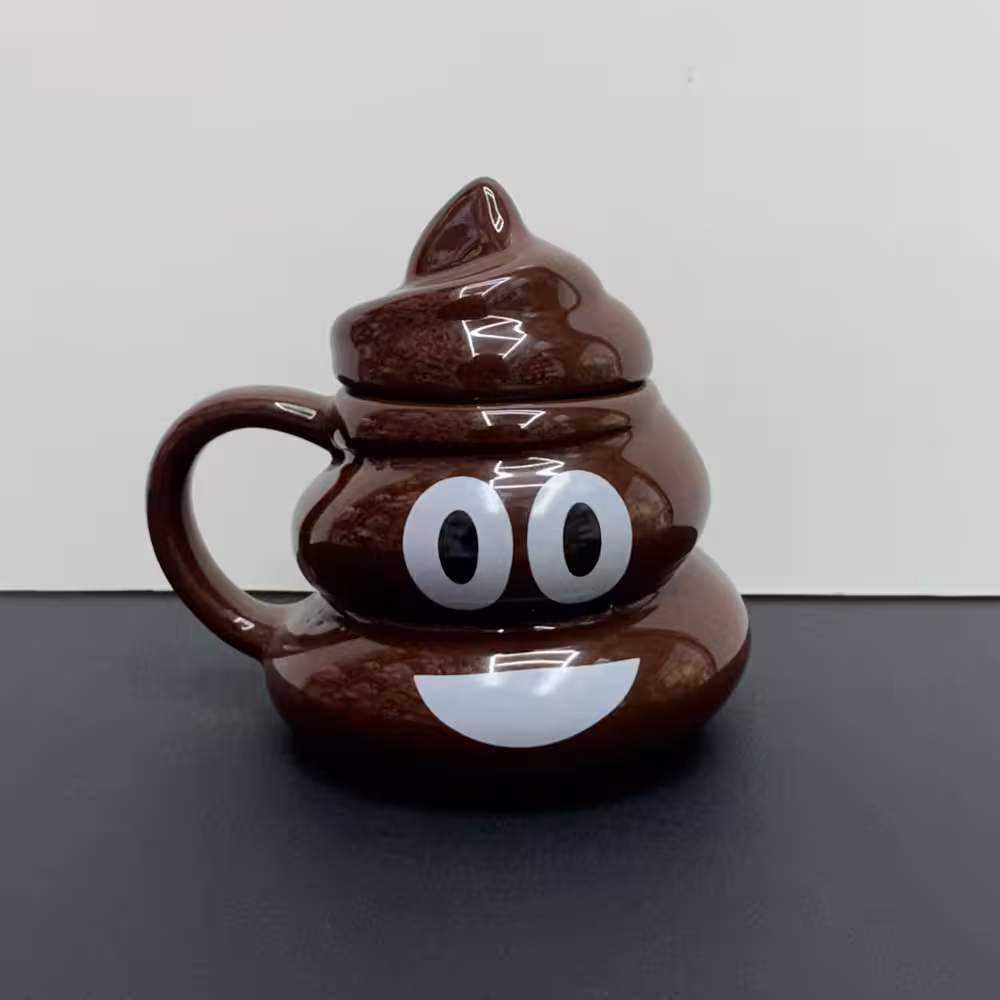 ماگ سرامیکی دستساز دربدار طرح پوپ