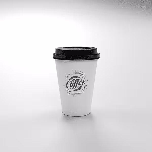 دانلود موکاپ لیوان قهوه با کیفیت بالا برای فتوشاپ PSD