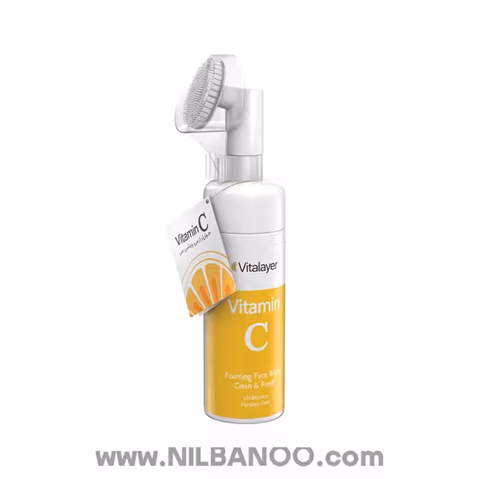 فوم شستشوی صورت ویتالیر ویتامینC و هیالورونیک اسید