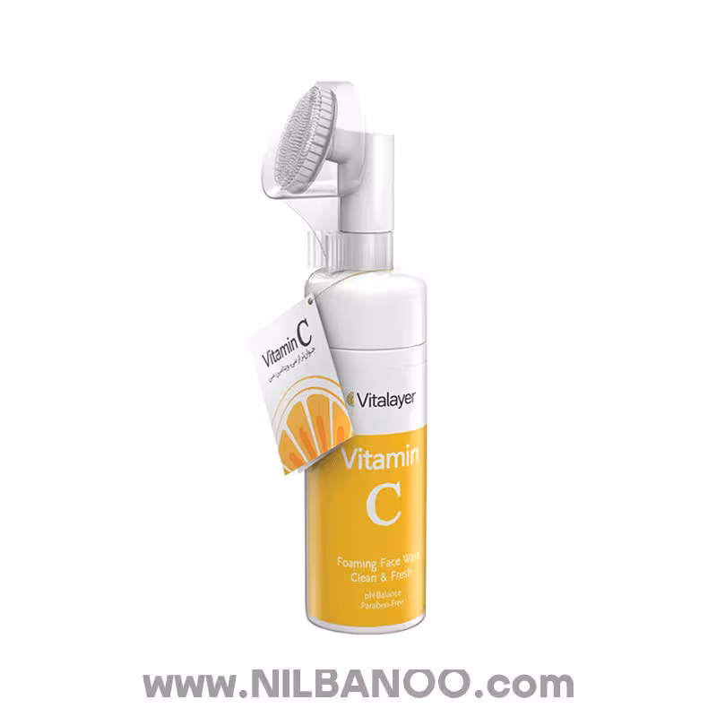 فوم شستشوی صورت ویتالیر ویتامینC و هیالورونیک اسید