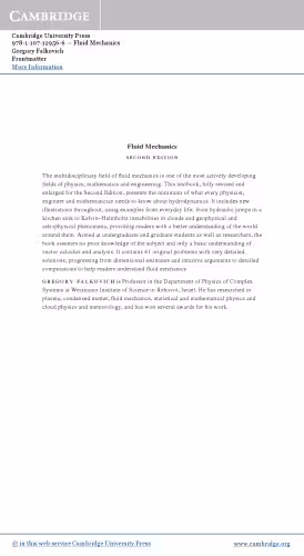 خرید و دانلود نسخه کامل کتاب Fluid Mechanics