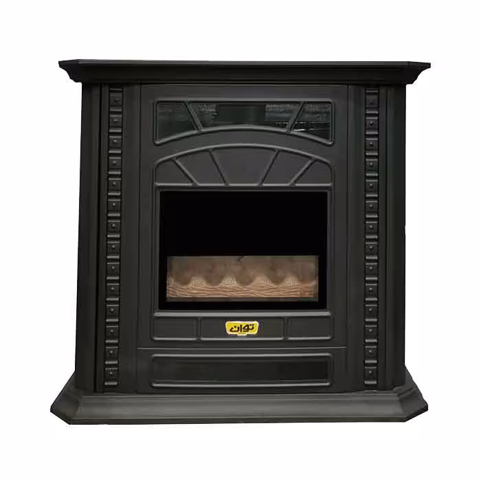 بخاری گازی طرح شومینه توان مدل اورانوس 24