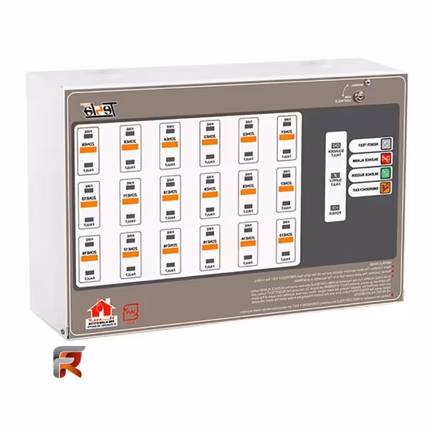 کنترل پنل اعلام حریق تسلا مدل TCP 10-18