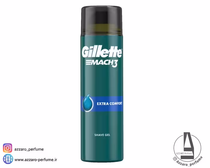 ژل اصلاح ژیلت Gillette مدل Extra Comfort مناسب پوست حساس حجم 200 میل