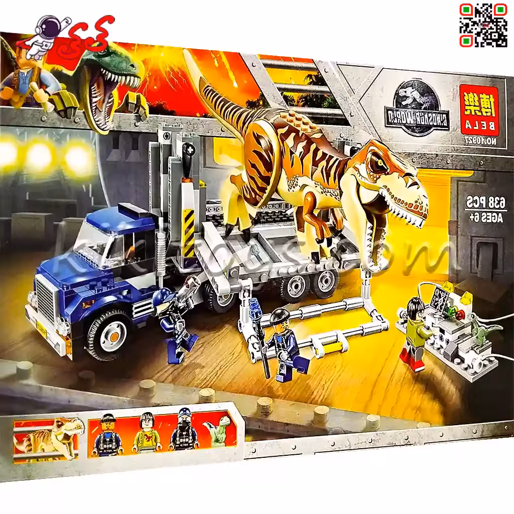 لگو کامیون دایناسور پارک ژوراسیک مدل لاری LARI 10927