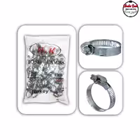 بست شلنگ فلزی پلوس کوچک با سایز 20/30 (1.1/4 اینچ) برند اچ کا