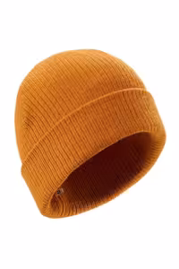 کلاه بافتنی مردانه و زنانه WEDZE BERET بزرگسالان بامیه زرد ماهیگیر Decathlon