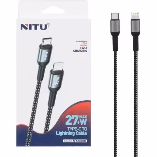 کابل تبدیل USB-C به لایتنینگ نیتو مدل NC328