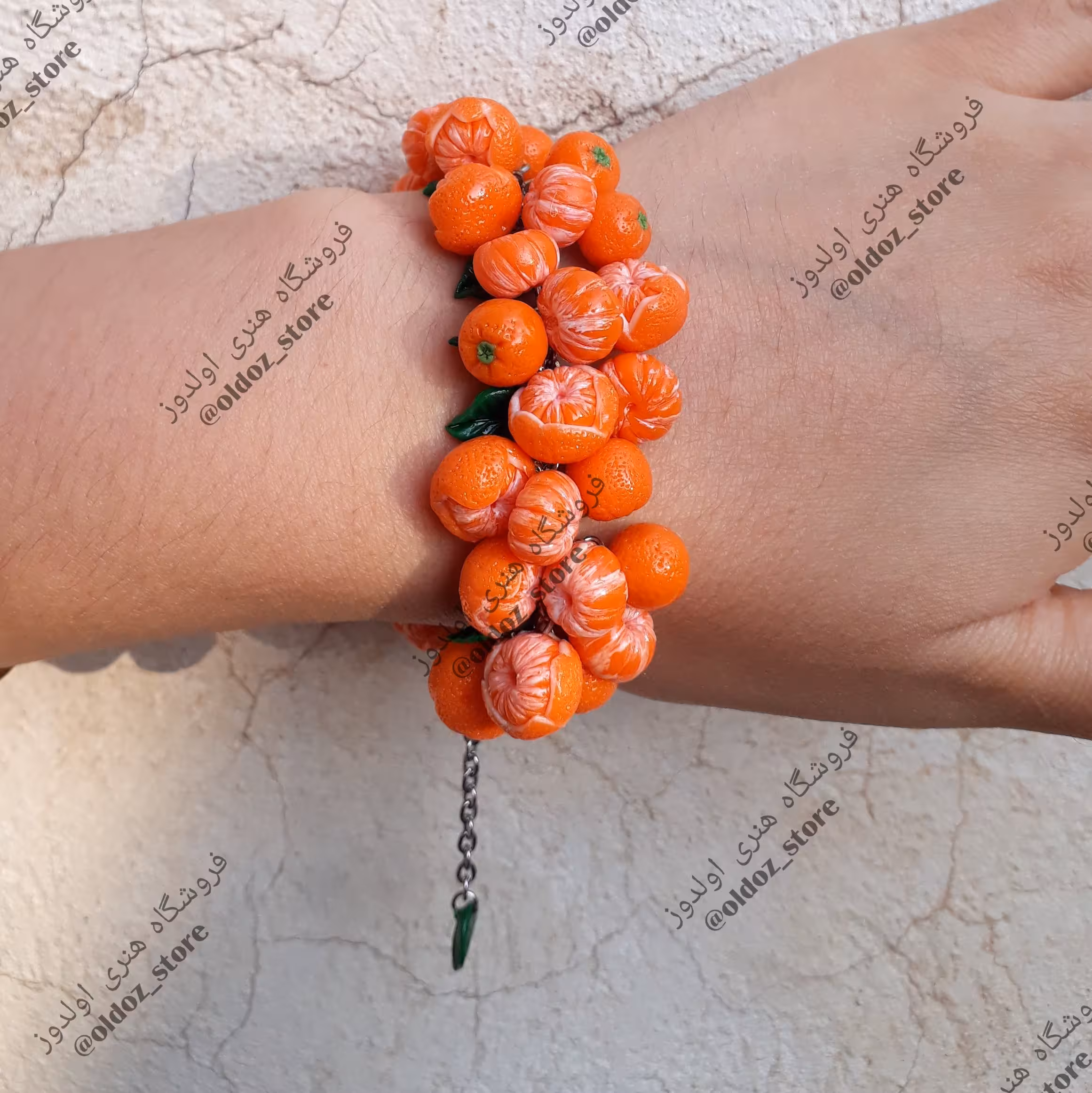 دستبند یلدایی،دستبند نارنگی، ست دوستی، کاپلی دستبند پاییزی،گوشواره انار، دستبند پرتقال،گردنبند یلدایی،گوشواره یلدایی