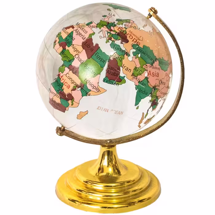 ماکت طرح کره زمین رنگی کد AL-9130005