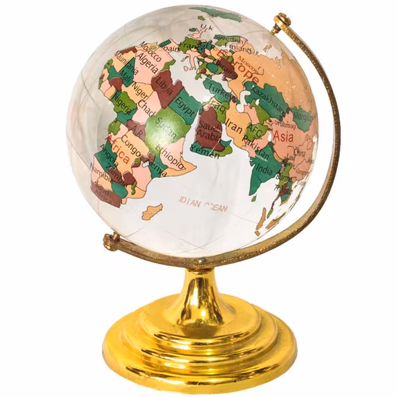 ماکت طرح کره زمین رنگی کد AL-9130005