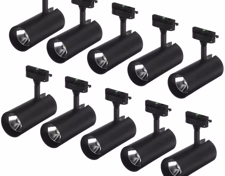 چراغ ریلی 30 وات مدل لوله ای کد COB-SH30 بسته 10 عددی - زرد