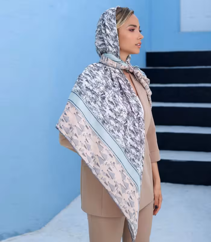 روسری مجلسی دخترانه 2741